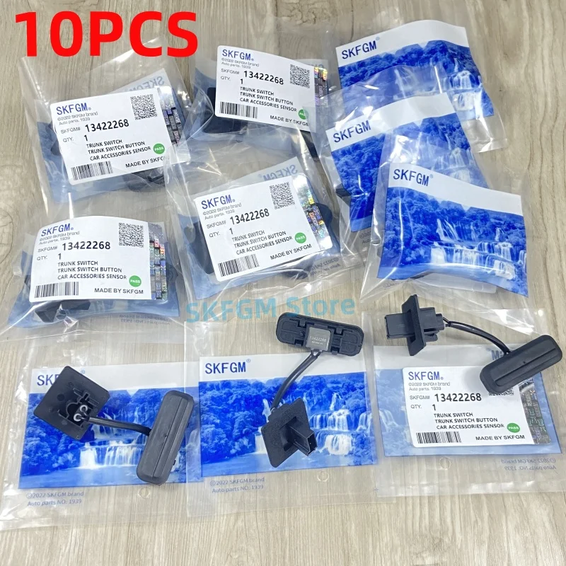 .(10 Pieces ) Black Tailgate Boot Switch Trunk Opening Release -for Vauxhall Opel Insignia Hatch Saloon Buick Regal 13422268