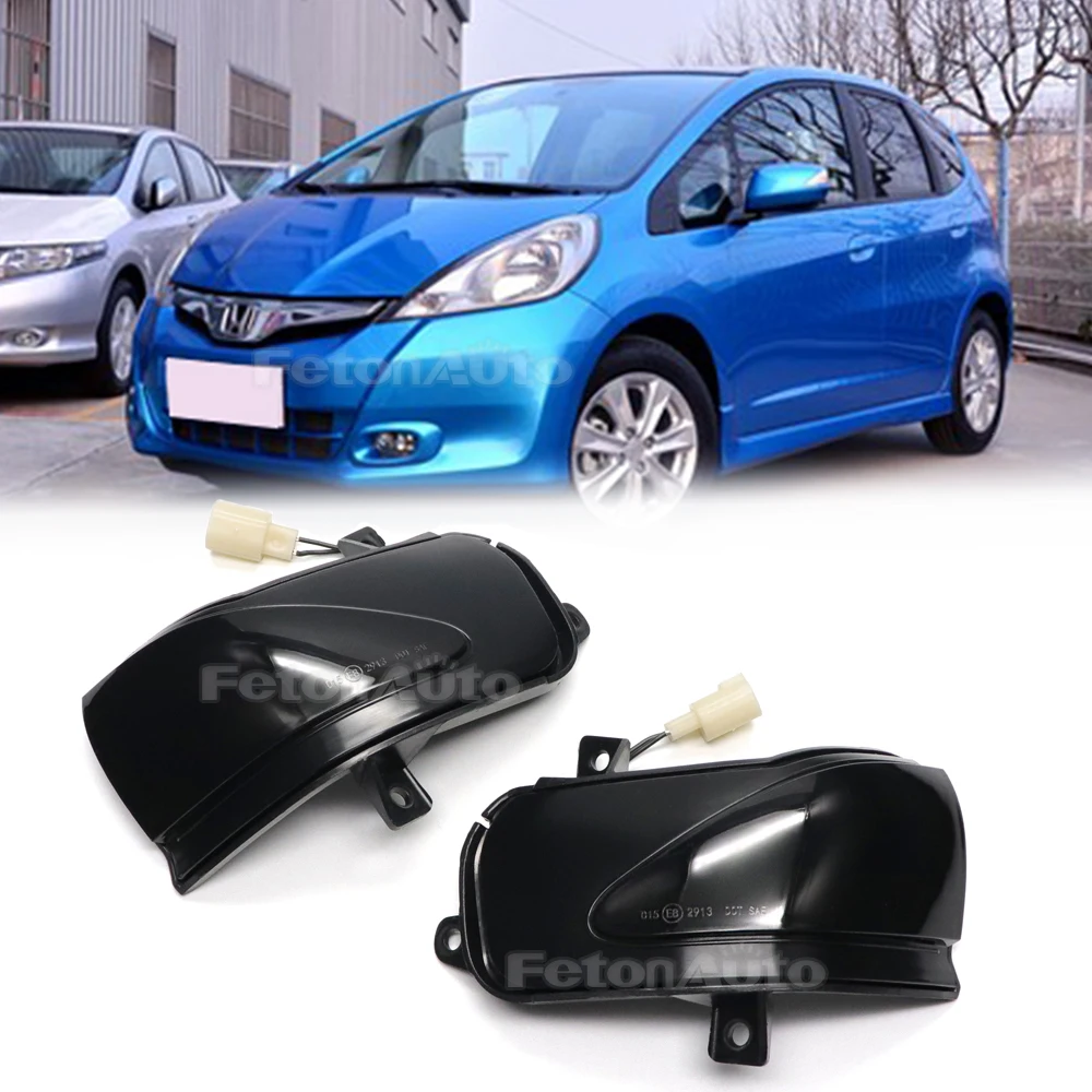 Dynamic Arrow Blinker LED for Honda Fit Jazz GE INSIGHT ZE LED Turn Signal light arrow repeater mirror flasher 2009 2013