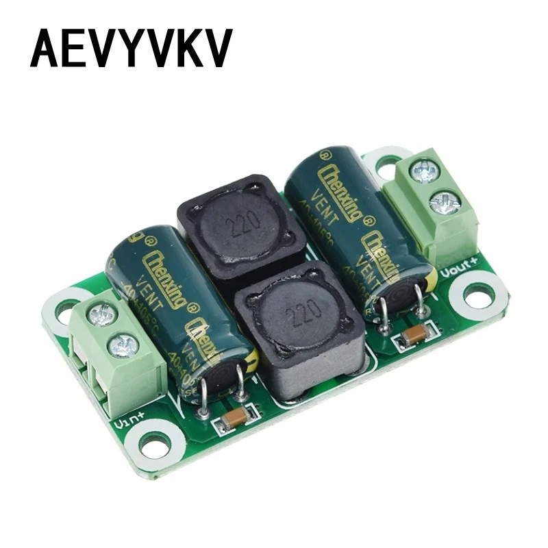 0-50V 4A DC Power Supply Filter Board Class D Power Amplifier Interference Suppression Board Car EMI Industrial Control Panel