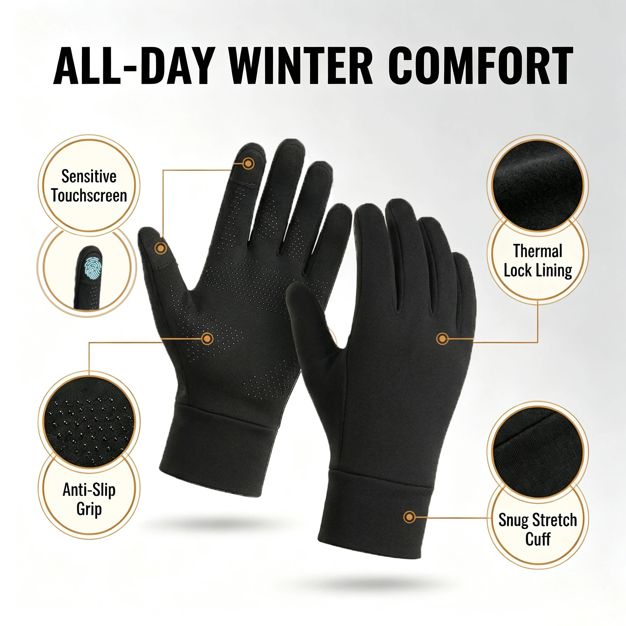 utumn Winter Touchscreen Sport - огляд і ціна Knit Glove Touch Screen