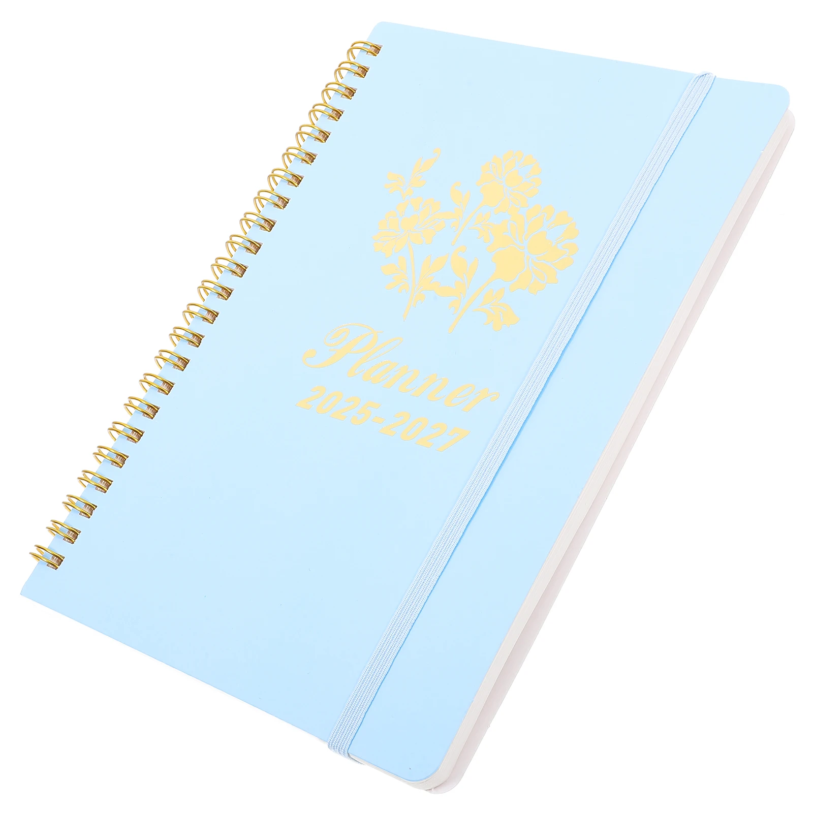 

2025 2027 Calendar Planner Diary Monthly Black Paper Spiral Notebook Assignment Academic Plan Book Sketch Writing