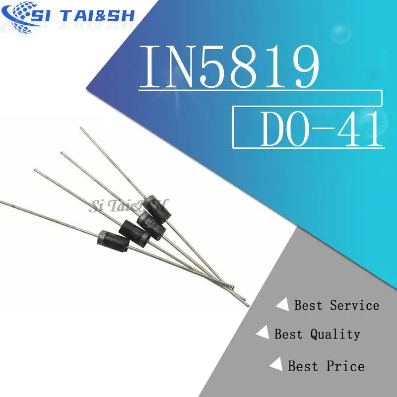 100PCS IN5819 DO-41… - image