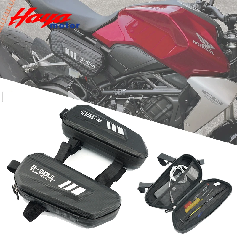 For Honda XL1000 Varadero XL 1000 1999-2013 2012 2011 2010 2009 2008 Motorcycle Accessories Waterproof Triangle Side Bag Package