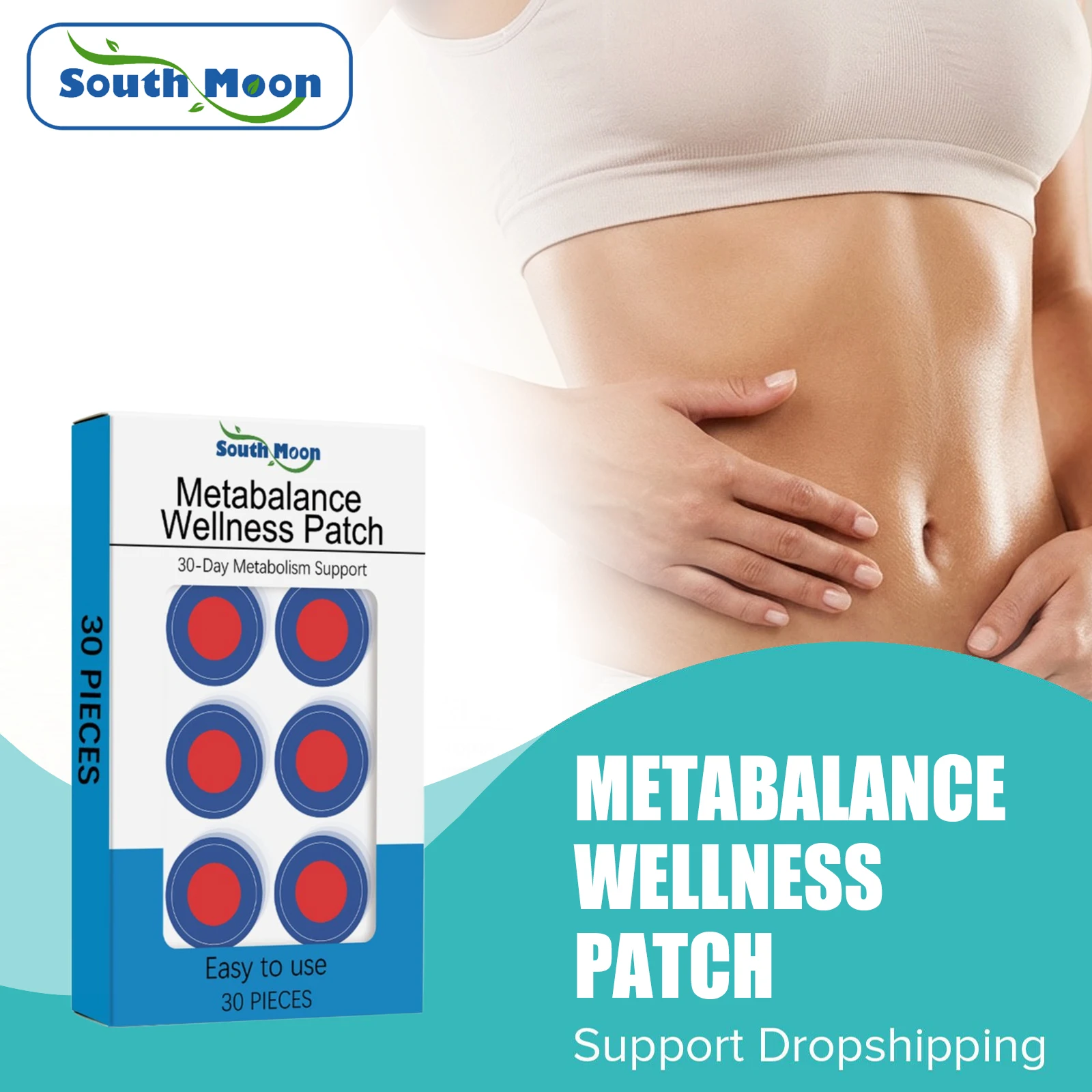Portable Body Care Patches Supports Balanced Diet Enhance Metabolise Body Firming Shaping Fat Burner Weight Management Patches