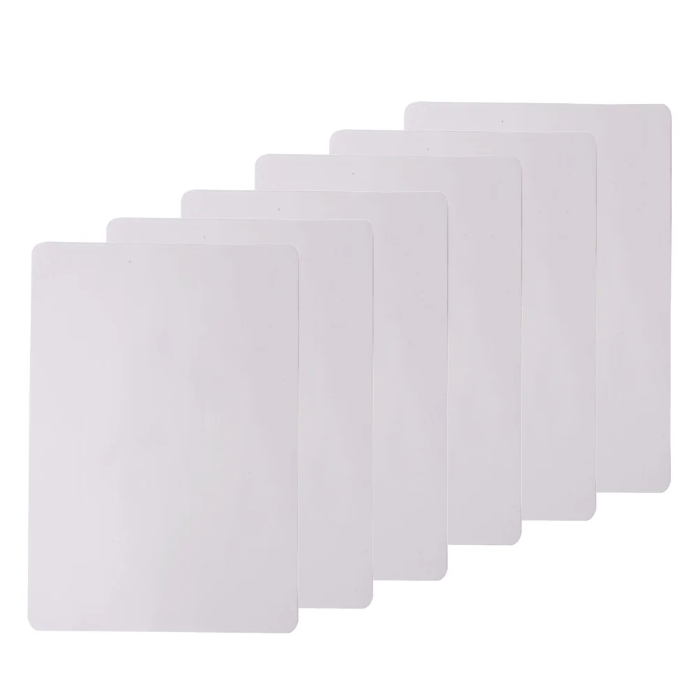 6Pcs Practice Skin Silicone Blank Sheet Soft Realistic Texture Eye Training Synthetic Material for Beginners