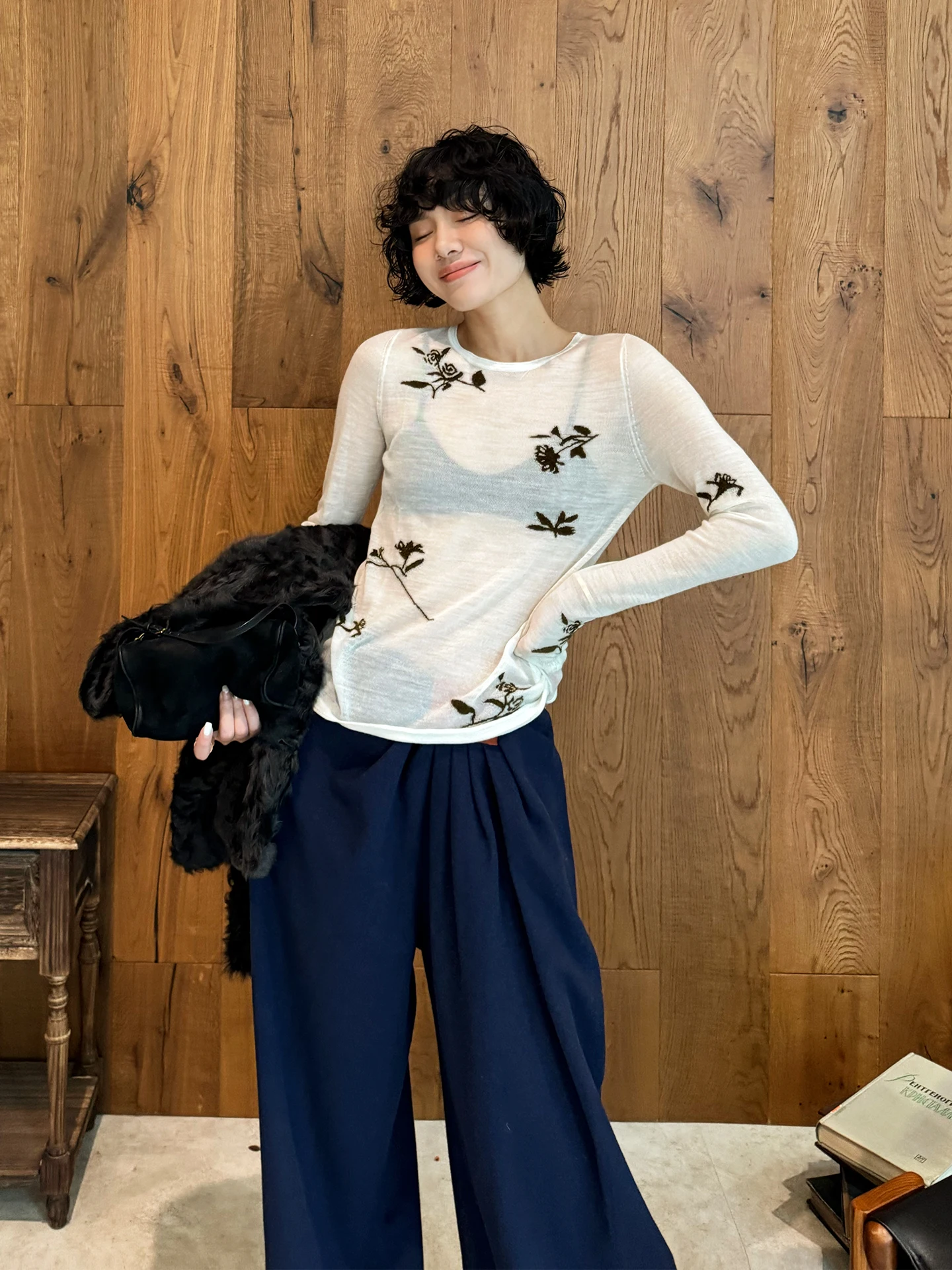 

Женский шерстяной вязаный свитер Buue, приталенный, тонкий, базовый слой, модный зимний топ, высокое качество, от китайского производителя