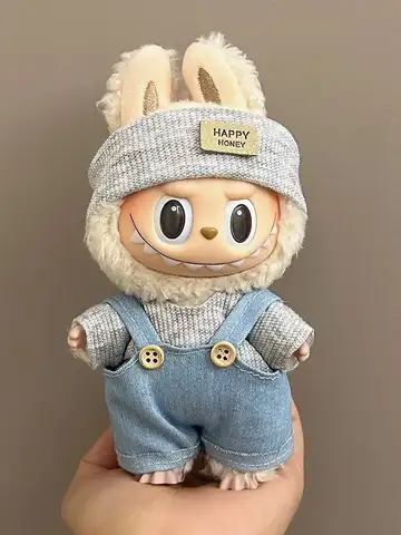 （no shoes）Clothes For 17cm Labubu Accessories Designer Suitable for V1 V2 V3 Labubu Pendants Cute Fashion Birthday Gift