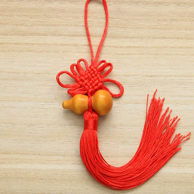 

Wufu Gourd Accessories Ornaments Imitation Peach Wood Five Blessings Gourd Safe Hanging Creative Gift Lettering Bag Cham