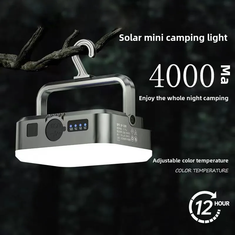 New Charging Work Light, Car LED Work Light, Solar Emergency Light Strip Output COB Maintenance Light