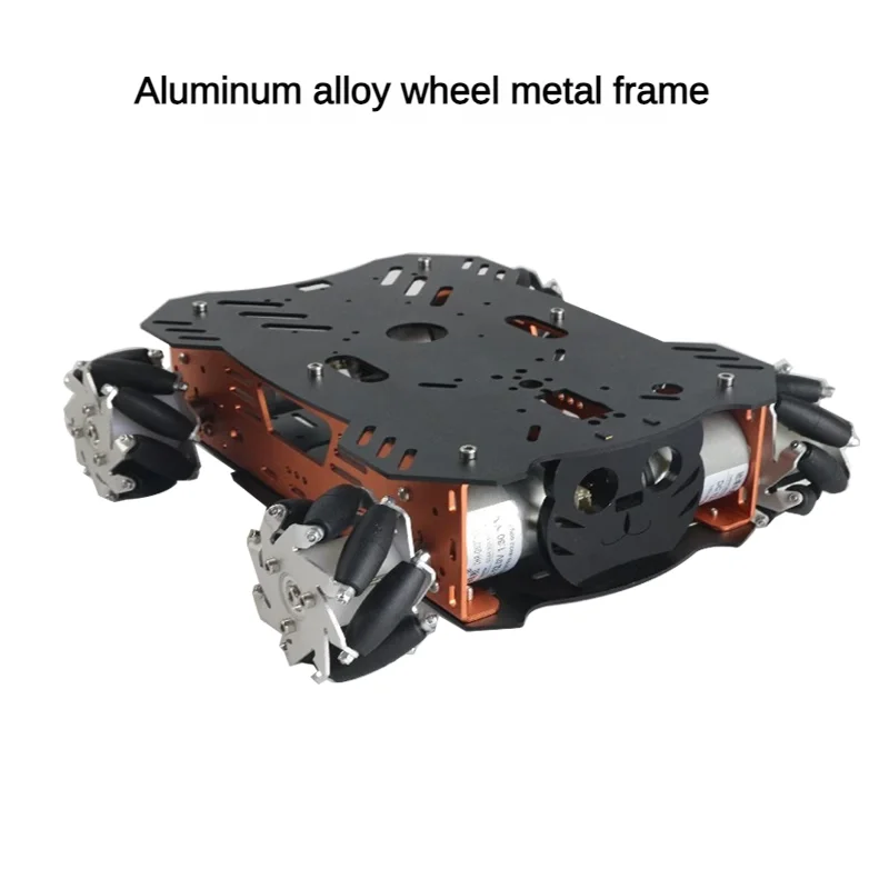 10-25Kg Load RC Tank Metal Mecanum Wheel Robot Car for Arduino Robot DIY Kit with 12V Encoder Motor Ps2 Programmable Robot Kit