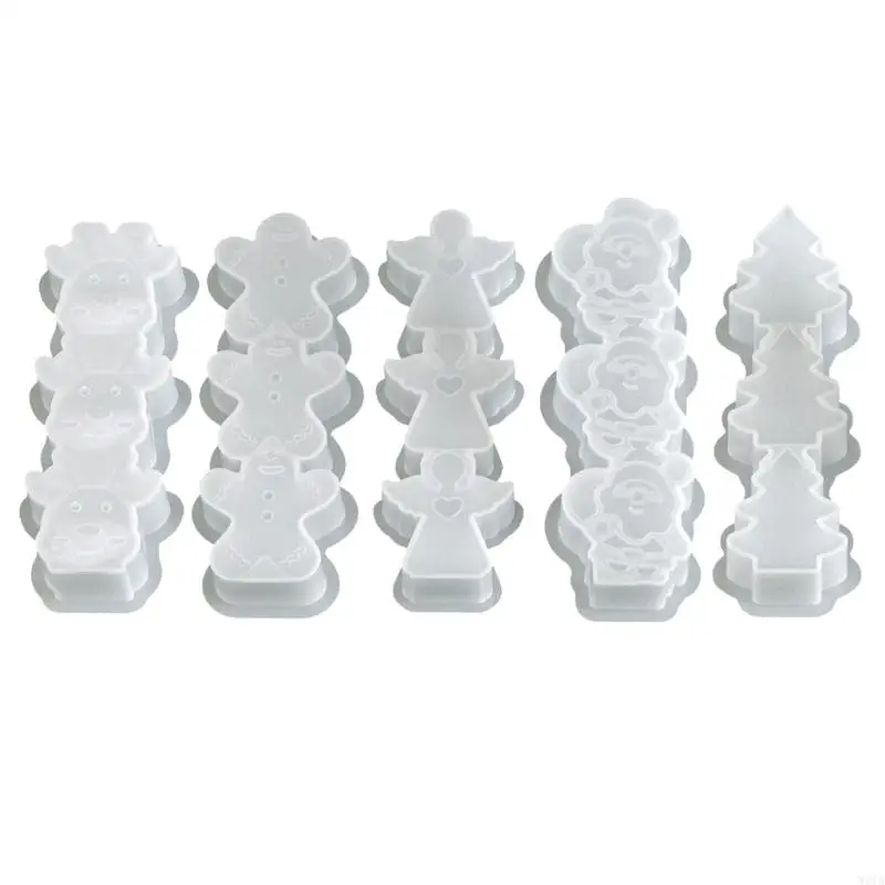 

W0YA Рождественская силиконовая форма для свечей