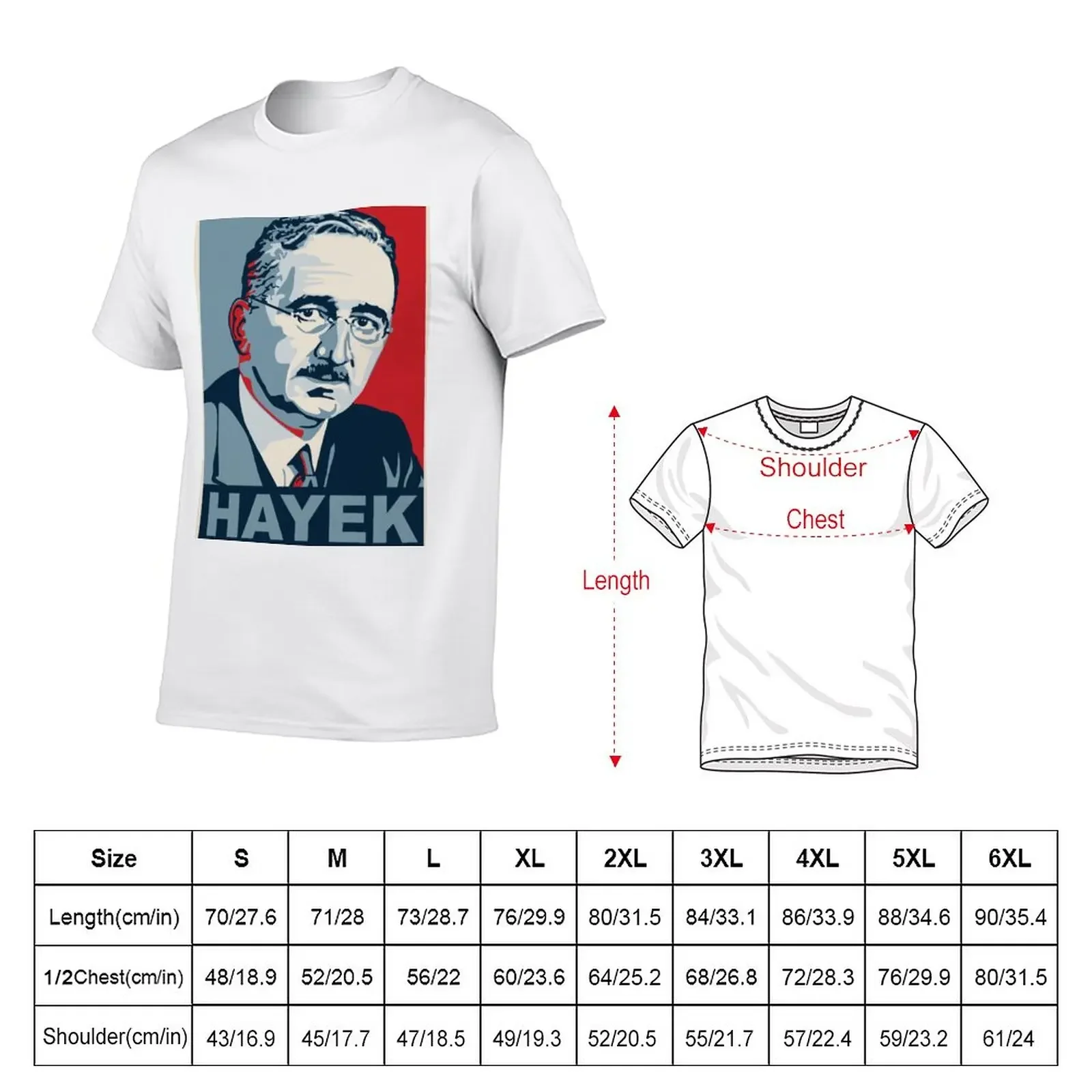 New Friedrich Hayek T-Shirt boys animal print shirt sublime t shirt korean fashion Short sleeve t shirts for men