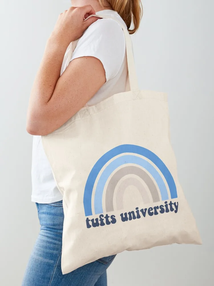 tufts - rainbow Tote Bag Shopper the tote bag large size bags