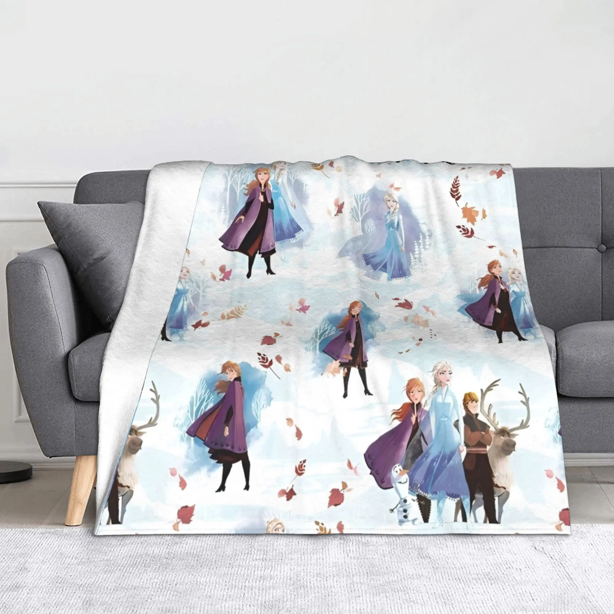 

Одеяла с узором «Холодное сердце», пушистое одеяло, летнее украшение с кондиционером, мягкие теплые покрывала