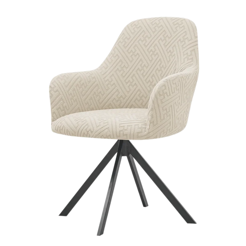 1pc Jacquard Hoge Arm Stoelhoes Stretch Kantoor Rocker Seat Case Anti-vuile Fauteuil Eetkamerstoel Protector voor Hotel Thuis - afbeelding 2