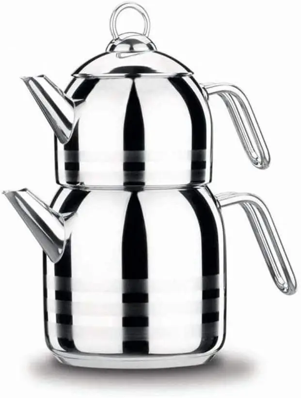 

Astra 18/10 Stainless Steel Turkish Teapot Team Induction Compatible
