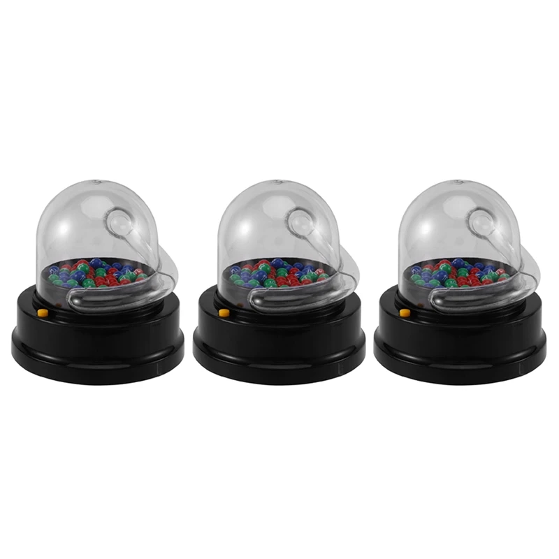 3X Electric Lucky Lottery Toy Number Picking Machine Mini Lottery Games Shake Lucky Ball Entertainment Board