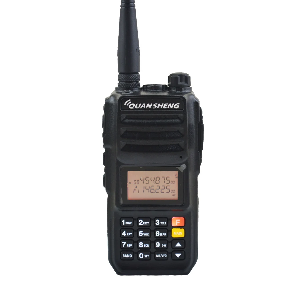 Walkie Talkie Quansheng TG-UV2Plus VHF136-174MHz UHF400-470MHz Dual Band 10W 200CH FM Radio with 4000mAh Battery TG-UV2 Plus