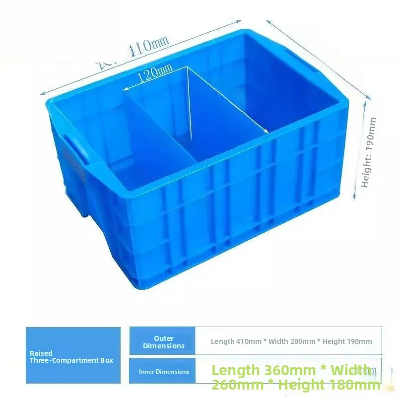 

Six-Compartment Plastic Parts Storage Box with Lid Rotating Drawer Classification Tool Organizer Box Durable Transparent Case