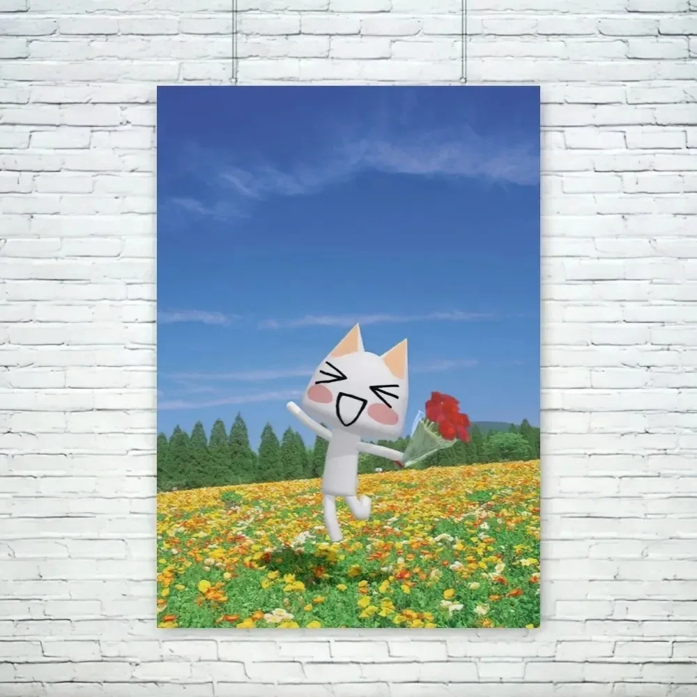 Cartoon Inoue toro Cute Poster Wall Pictures For Living Room Canvas Painting Fall Decor Small