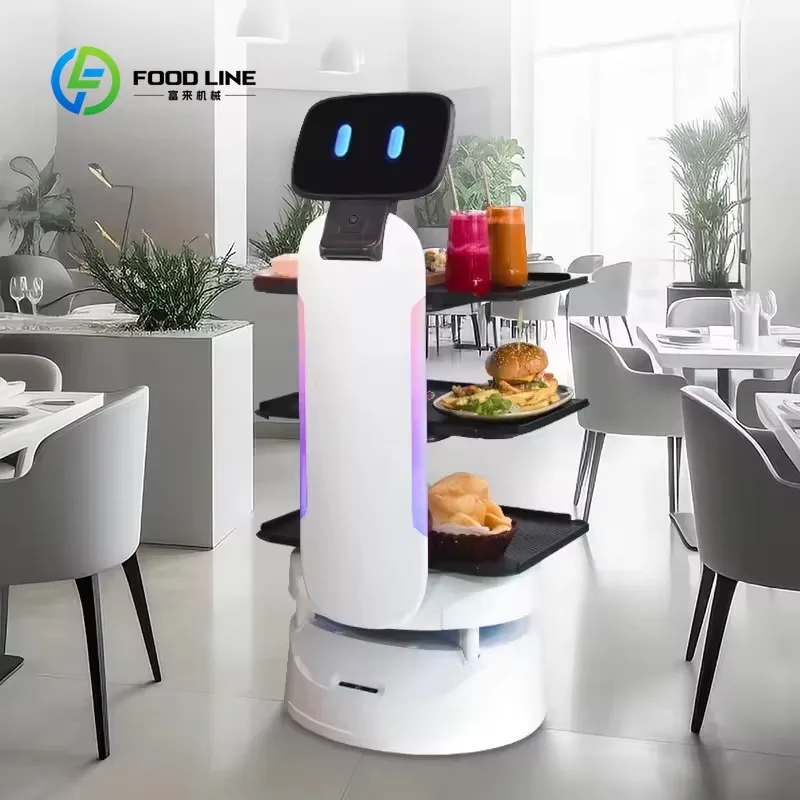 custom Smart Service Delivery Robot for Food & PackageTransport Advanced Mapping Quiet Operation for Restaurants Clinics Hotels