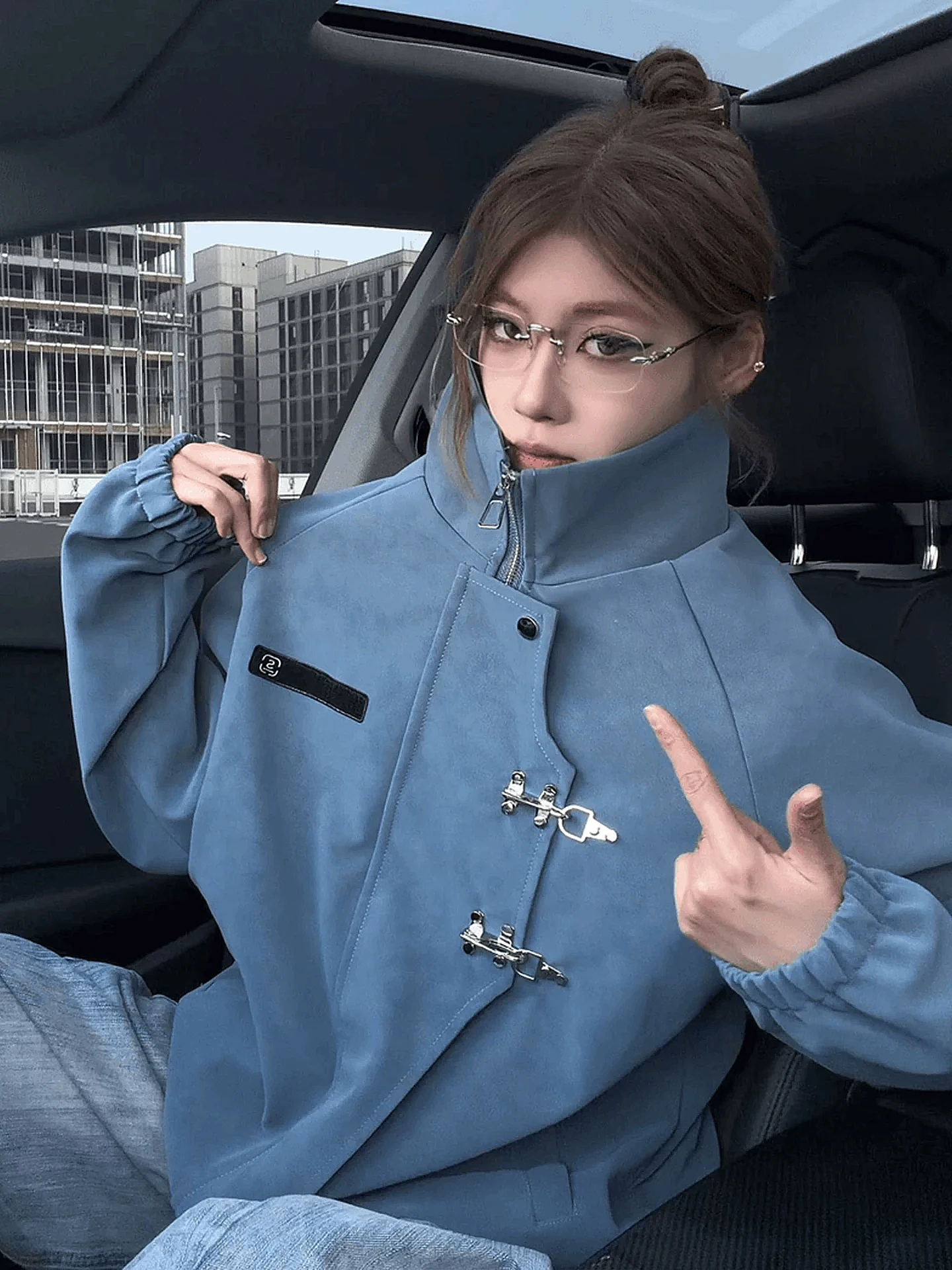 

Мужская зимняя куртка Mis Blue из искусственной кожи и хлопка, брендовая, класса люкс, с воротником-стойкой, в китайском стиле