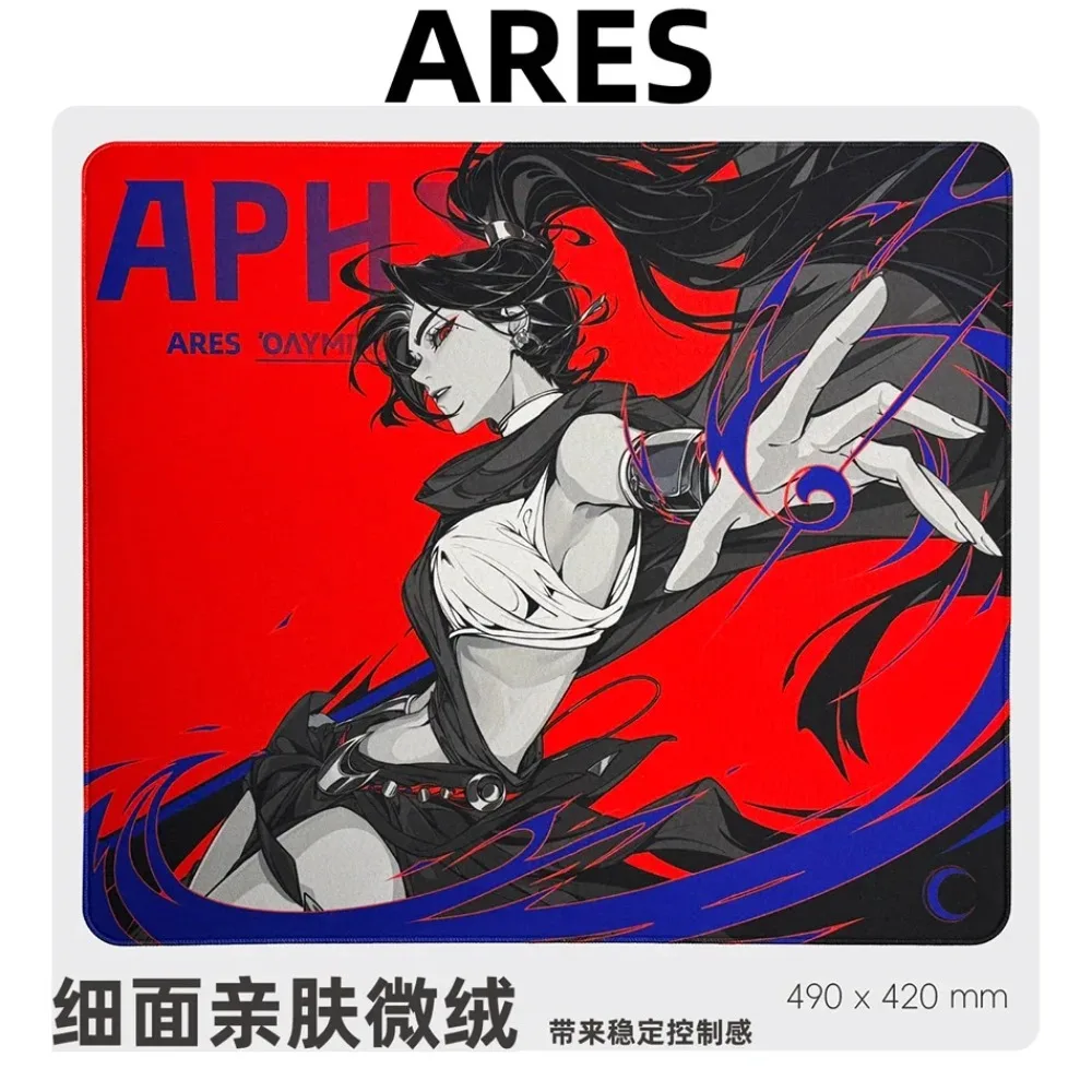 Custom Crescent Care Studio Olympus Series Mouse Pad Zeus Hades Anime Mousepad FPS PC E-sports Accessories Precise control gift