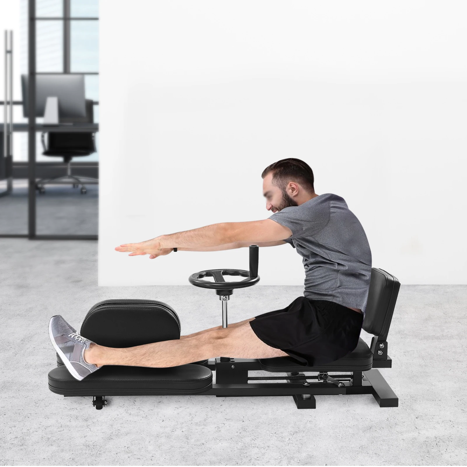 آلة تمديد الساق للراقصين، آلة تقسيم معدات الإطار الفولاذي شديدة التحمل للمنزل وصالة الألعاب الرياضية وتدريبات اللياقة البدنية