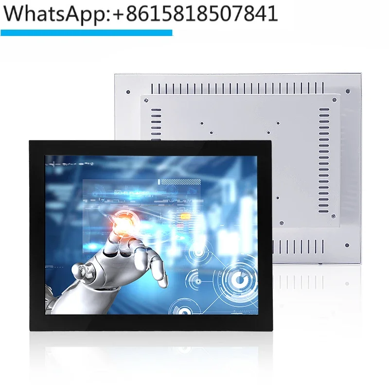 15/17/19/21 inch industrial display screen, resistor capacitor touch LCD display screen, monitoring wall mounted