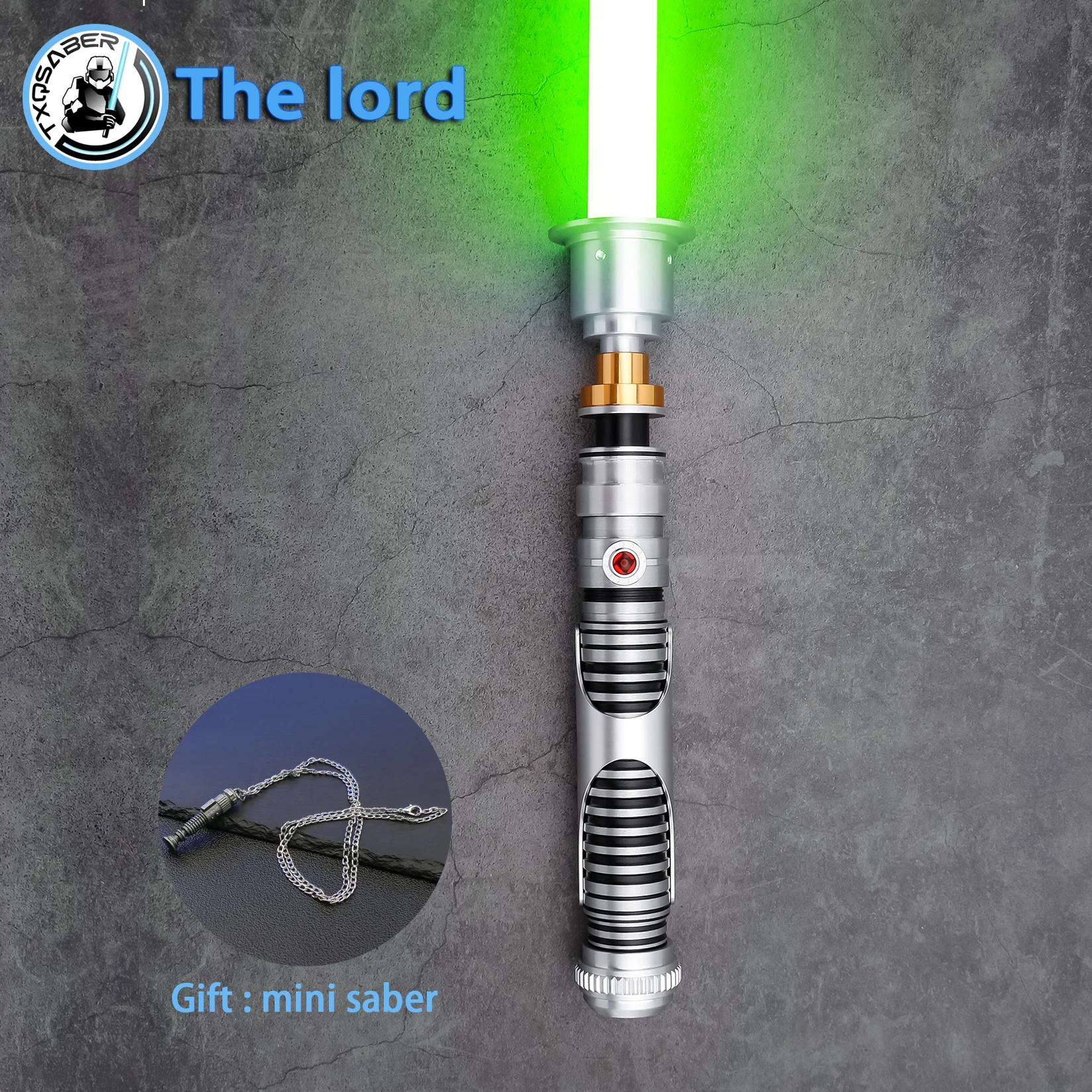 

TXQSTUDIO lightsaber The lord NeoPixel Heavy Dueling RGB Colors Change Metal Hilt Sword Smooth For Adult Cosplay Toys