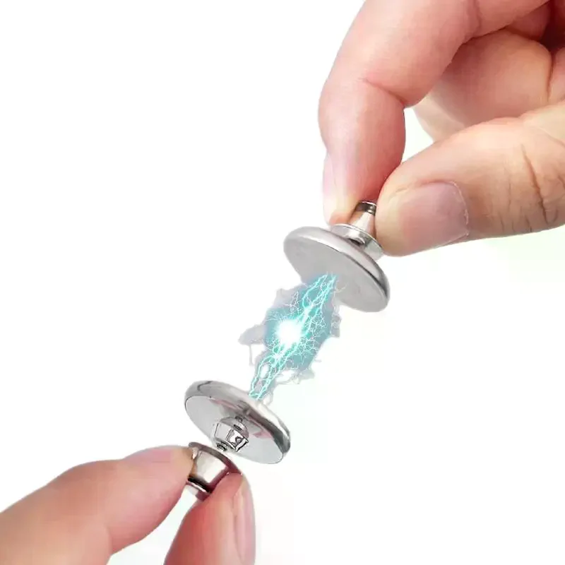 1 Pair Magnetic Curtain Buttons Detachable Clips For Home Window Treatment Light Leakage Prevention And Adjustable Curtains