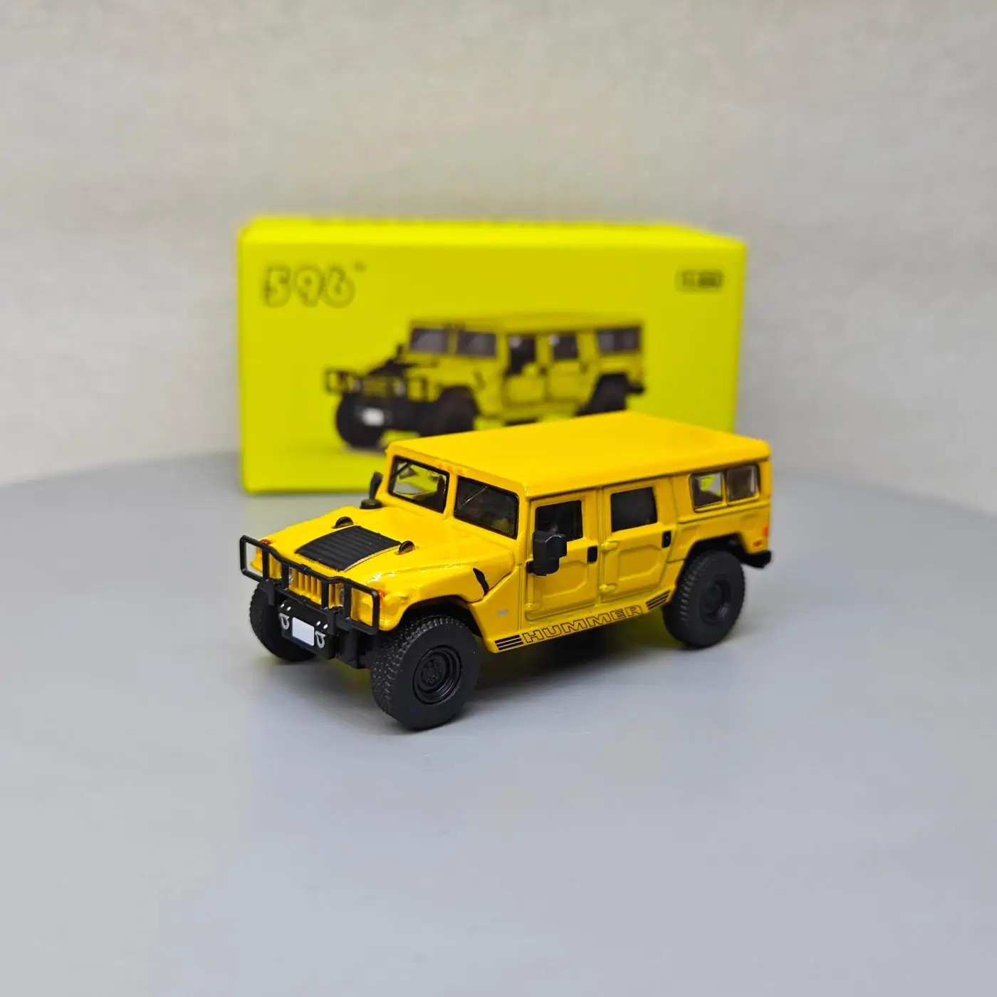 

596 1:64 Hummer H1 Высокая имитация сплава, модель автомобиля, коллекция орнаментов, маленькая модель, детская игрушка