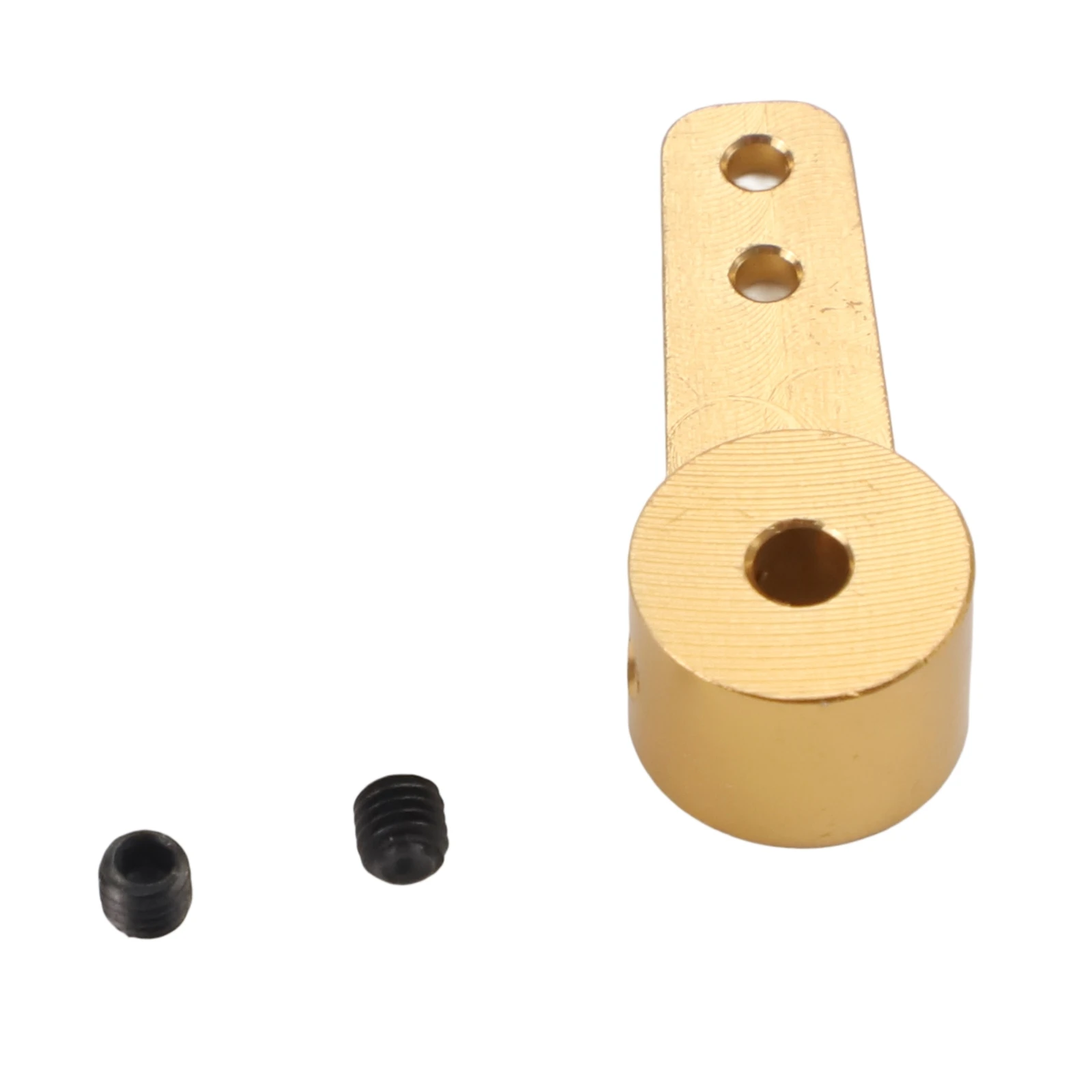 Brazo de Timón con Montaje de Tornillo para Coche o Barco RC, Diámetro de Eje 31mm/41mm/51mm, Fabricado en Aleación de Aluminio