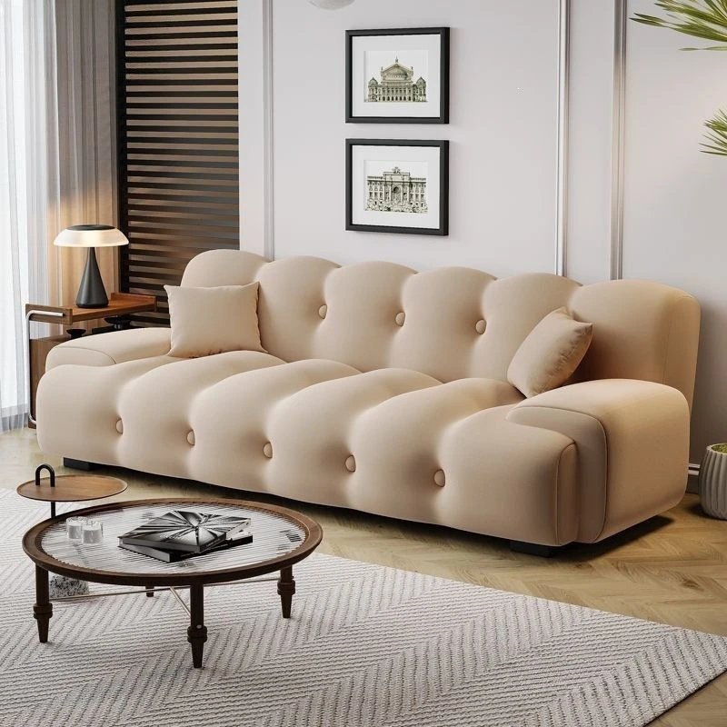Modern minimalist fabric sofa, foldable, multi-functional light luxury sofa bed