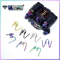 RTAMO Brake Caliper Titanium Springs For Brembo P2 34E (Basic 2 Pot) Honda Yamaha