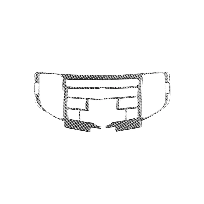 

For Acura TSX 2009-2014 Carbon Fiber Center Console Navigation Air Vent Cover Trim Interior Accessories-N25R