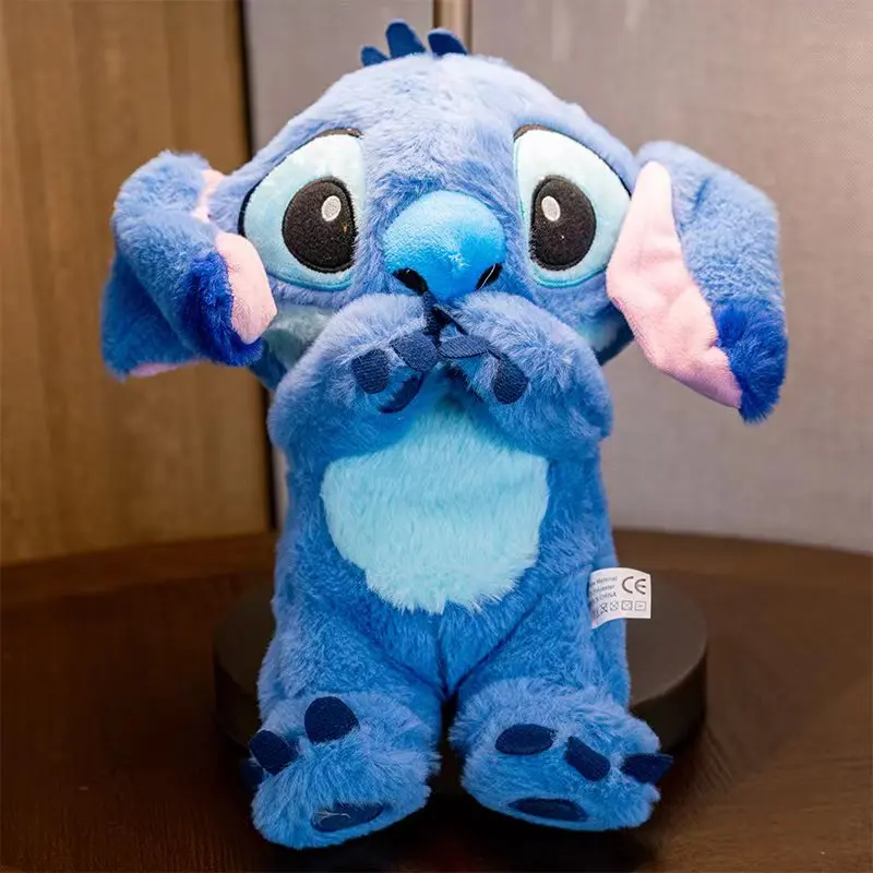 

2023 New Disney Lilo & Stitch Original Stitch Plush Toy 28cm Kawaii Anime Soft Stuffed Plushie Doll Home Kids Christmas Gifts