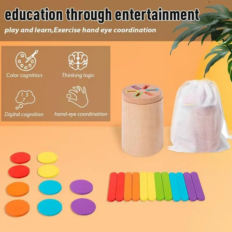 Jouets mentaires oriels en bois pour tout-petits, lumineux et attrayants, apprentissage précoce sûr, jouet de tri de documents pour enfants, garçons