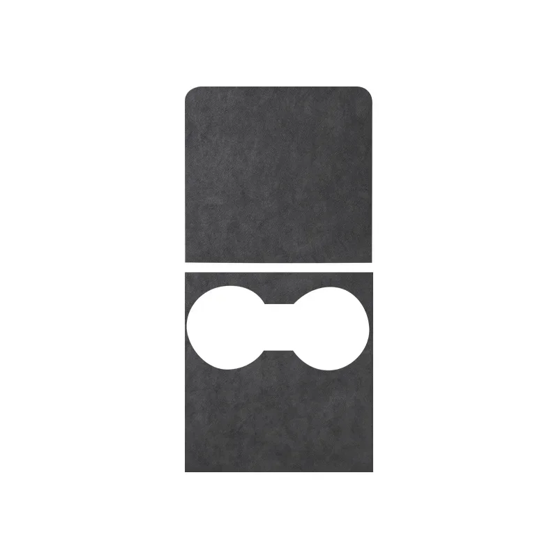 For Tesla Model 3 Y Suede Center Control Panel Trim Sticker Alcantara Protective Stickers Decorative Modify Car Accessories