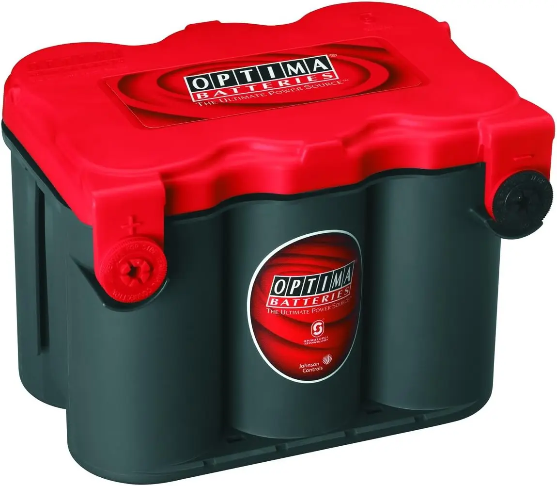 OPTIMA Batteries High Performance 78 RedTop Sealed AGM Car, Truck And SUV Starting Battery, 800 CCA, Side Terminals, Maintenance