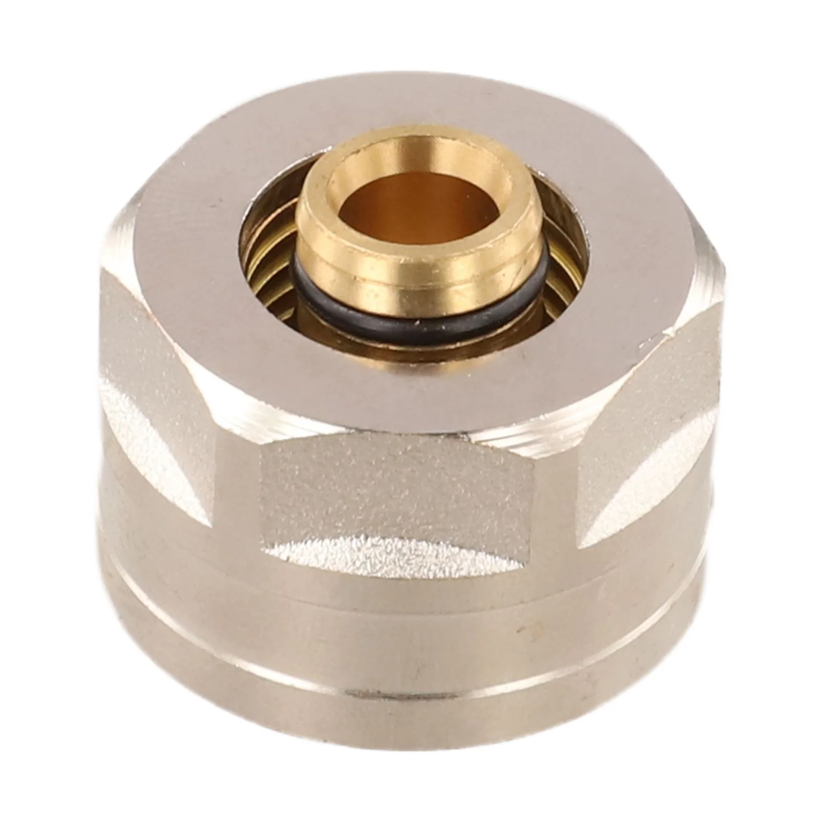 Floor Heating Manifold Connector Made of Thickened Copper with Enhanced Flow Capacity for Optimized Heating System Performance