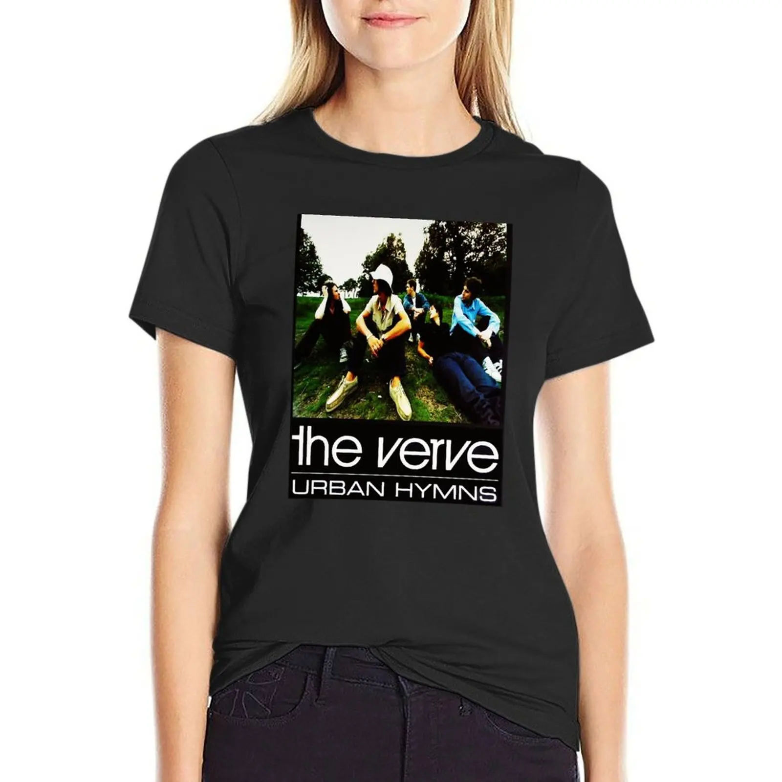 THE VERVE BAND T-Shirt shirts graphic tees Blouse korean fashion oversized workout shirts for Women