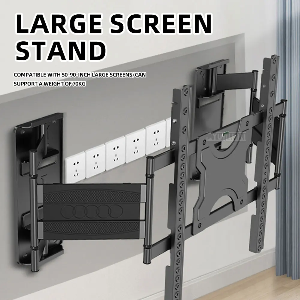 support-mural-universel-pour-televiseur-support-telescopique-mural-pour-televiseur-support-mural-pour-moniteur-tv-de-75-pouces-a-85-pouces