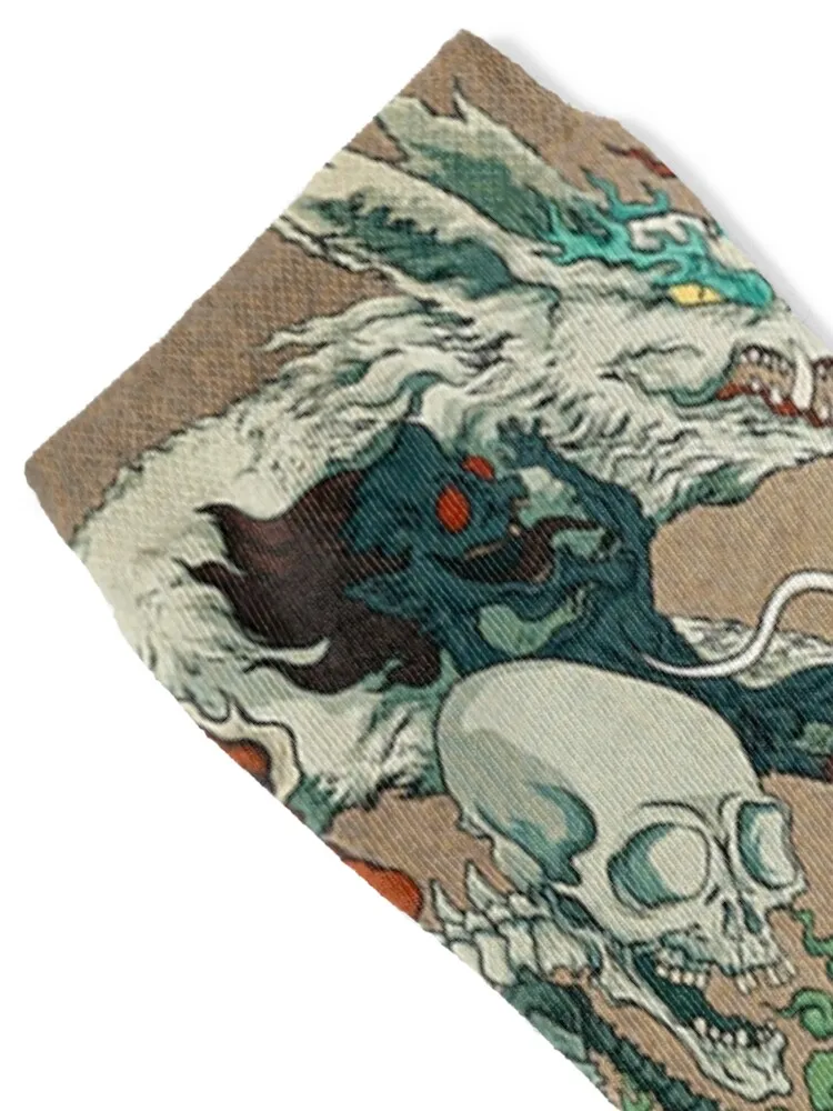 Japanese kaiju monsters Socks Stockings Stockings compression cartoon professional running Man Socks Women's