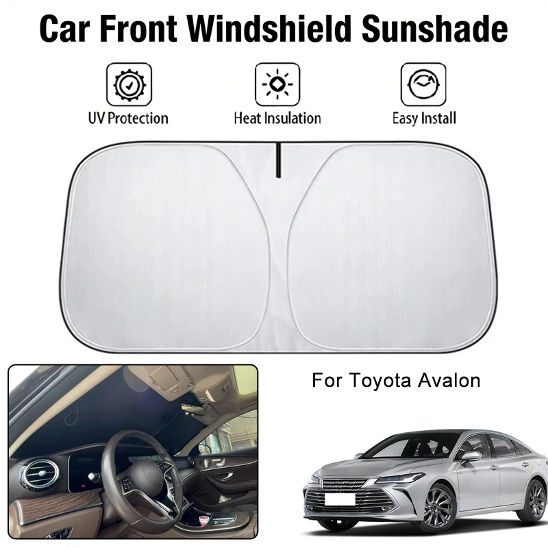 

Foldable Car Windshield Sun Shade UV Block Heat Insulation For Toyota Avalon Interior Protection Accessories