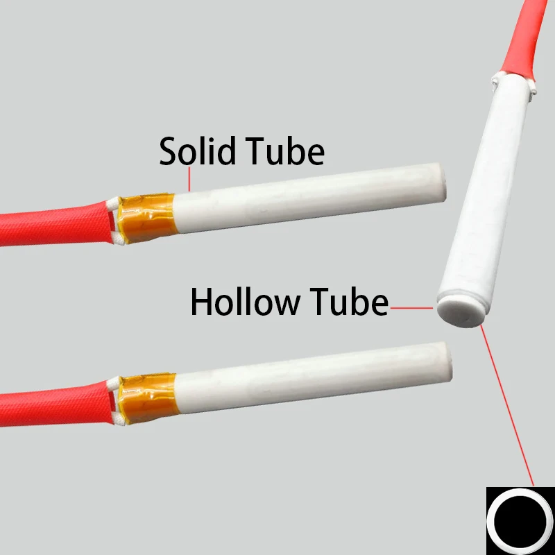 6,2mm ID 11,2mm OD 93mm longitud 12V-60V-220V HTCC alúmina PTC tubo hueco anular sólido cartucho de calor MCH Metal cerámica calentador