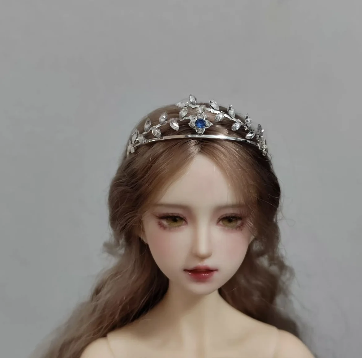 Fashion 1/6 BJD Doll Crown  “Silver Leaf” Tiara Toy Accessory Free Shipping