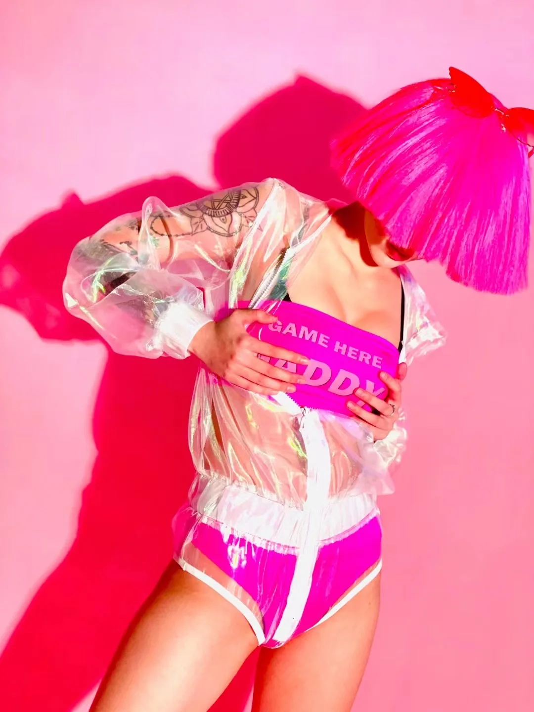 2025 moda Gogo kostium taneczny jazzowy damski klub nocny Rave strój przezroczyste body taniec na rurze występ na scenie ubrania