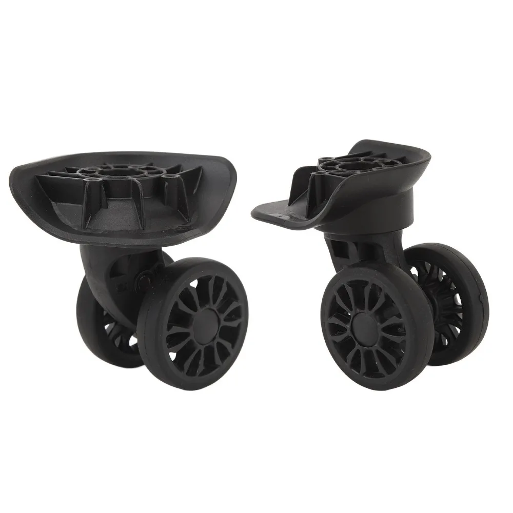 1 Pair ABS Replacement Luggage Wheel Easy Installation Lightweight Suitcase Replacement Wheels Silent Universal Suitcase Caster