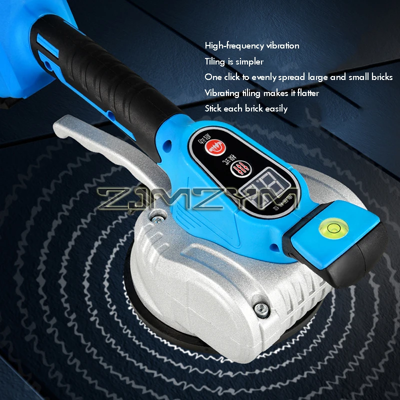 Cordless Tile Vibration Leveling Machine 15000 mAh Battery Tiler Vibrator Tool Tile Laying Machine for Laying Floor&Wall Tile